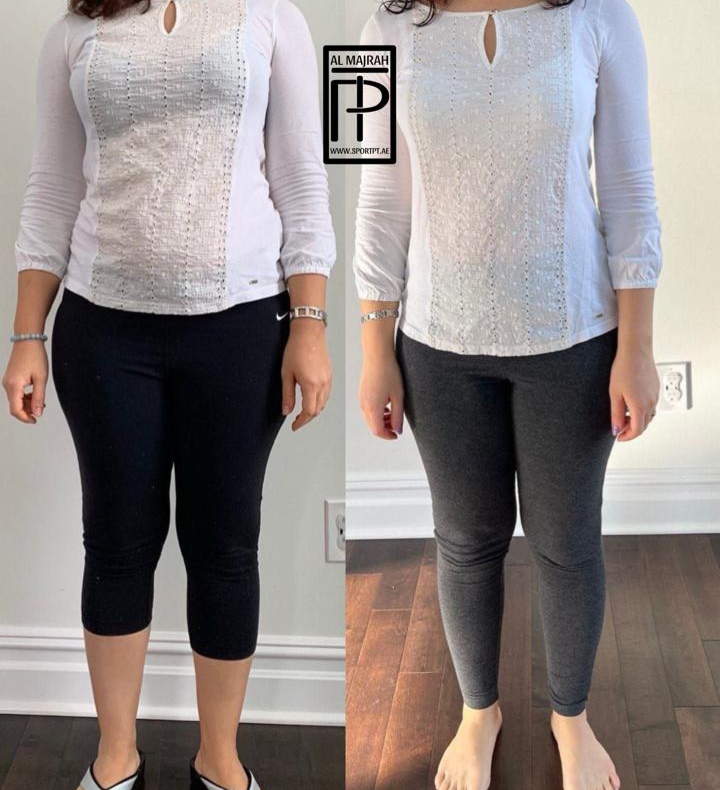 Personal training for women – side by side transformation – SportPT